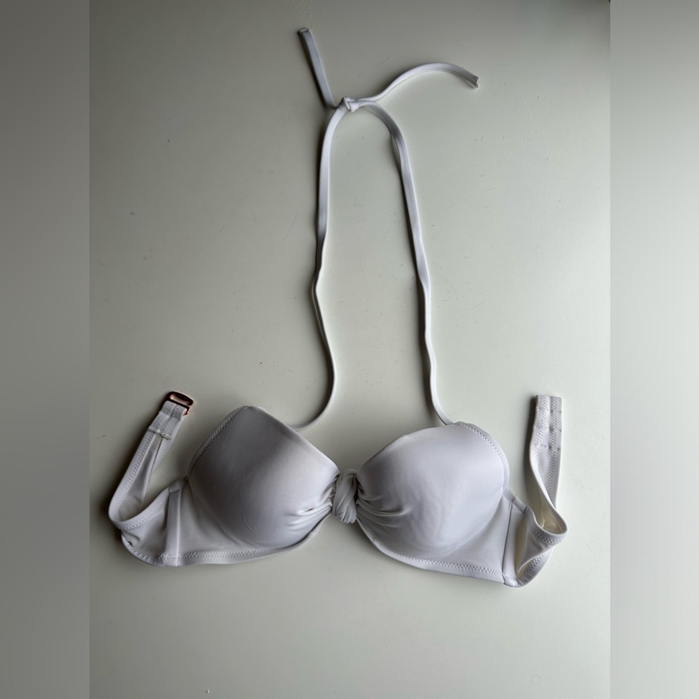 Women’s white bikini top